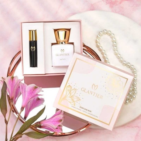 perfumy glantier w eleganckim opakowaniu