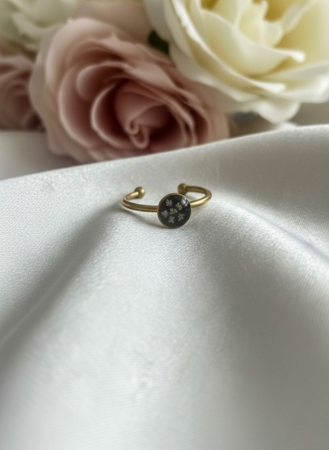 Regulowany pierścionek handmade