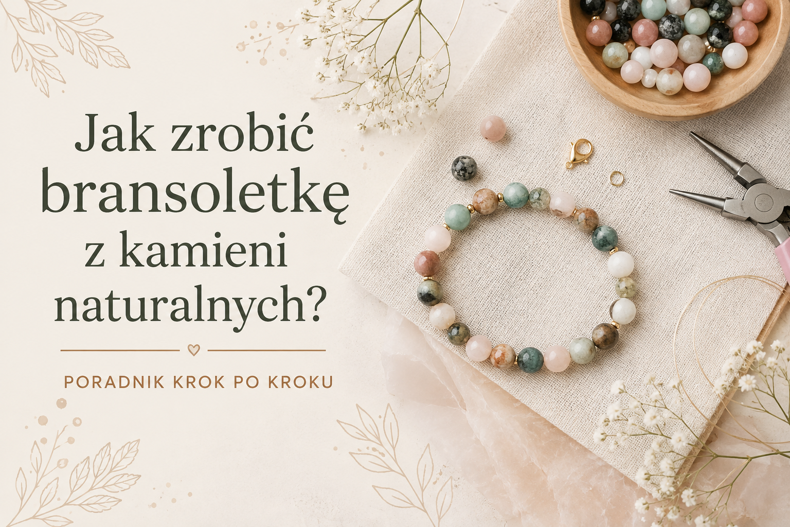 Jak zrobić bransoletkę z kamieni naturalnych? Poradnik krok po kroku